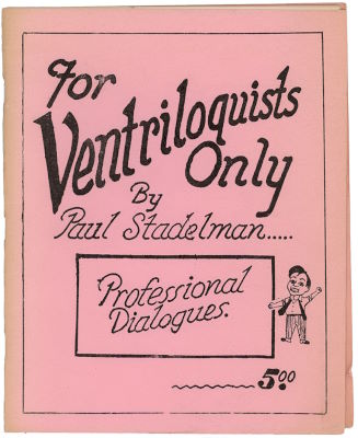 Paul Staleman: For Ventriloquists Only