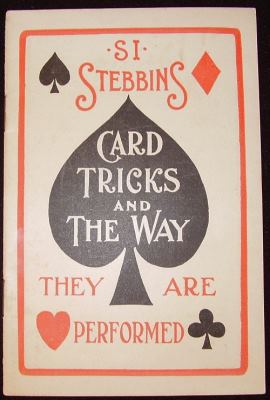 Card Tricks and the
              Way They Are Performed