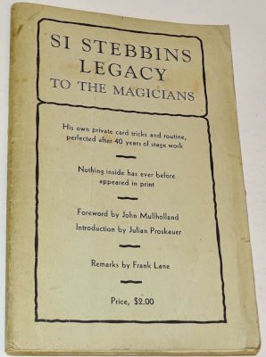 Si
              Stebbins Legacy to the Magicians