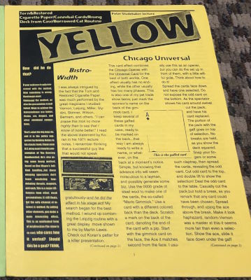 Peter Studebaker: Yellow Lecture