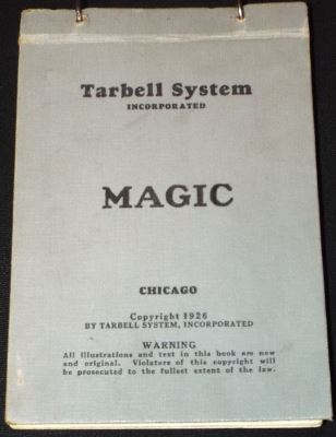 Harlan Tarbell: Tarbell System Inc. Magic
              Correspondence Course