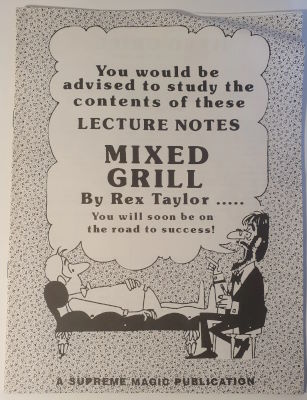 Rex
              Taylor: Mixed Grill