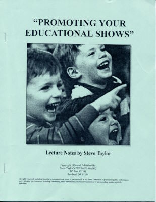 Steve Taylor: Promoting Your Educational Shows