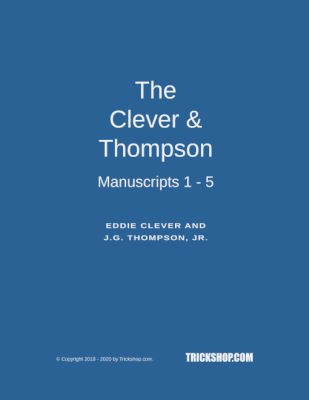 Eddie Clever & J.G. Thompson: Clever &
              Thompson Manuscripts