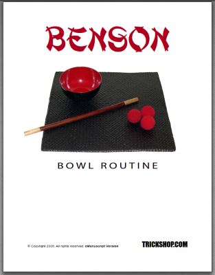 Trickshop: Benson Bowl Routine