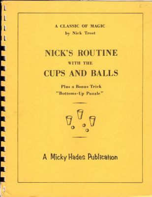 Trost: Routine With the Cups and Balls