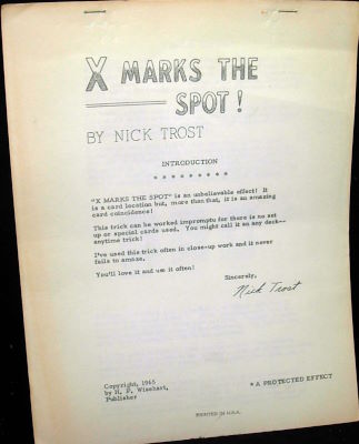 Nick Trost: X Marks the Spot