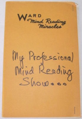 David Ward: My Professional Mind Reading Show