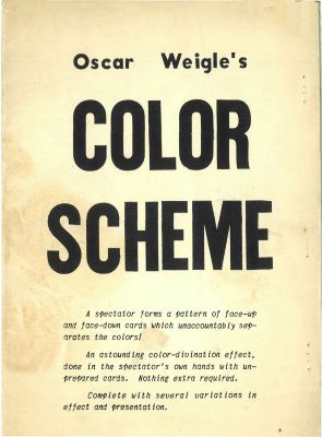 Oscar Weigle Color Scheme