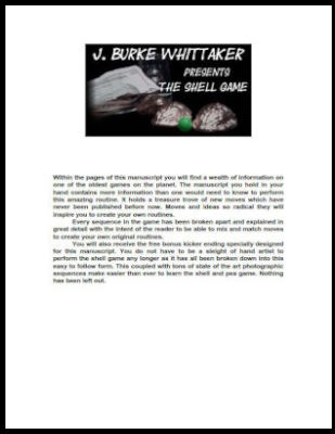 J. Burke Whittaker: The Shell Game