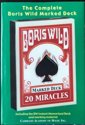 Boris Wild: The Complete Boris Wild Marked Deck