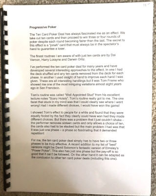 R. Paul Wilson: Progressive Poker