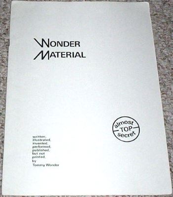Tommy Wonder: Wonder Material Lecture