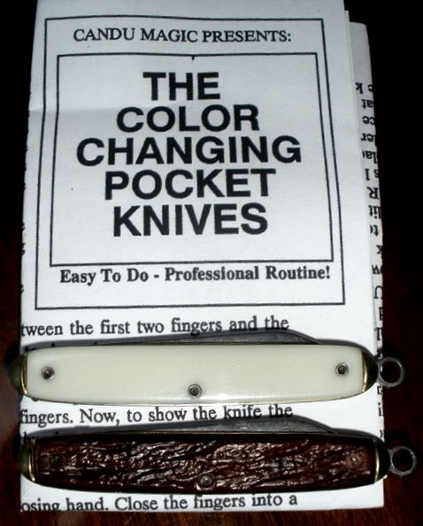 Candu Color Changing Pocket Knives